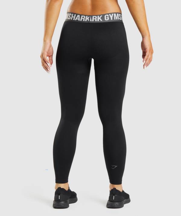 Damske Legíny Gymshark Flex Low Rise Čierne | KF1873560